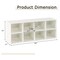Costway 8 Cubbies Shoe Bench with 500 LBS Weight Capacity Cubby Shoe Rack Storage Cabinet Grey/White/Black